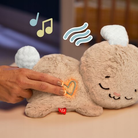 Fisher-Price Śpiący Króliczek Przytulanka dla niemowląt 0+ HXG97