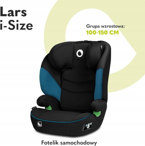 Fotelik samochodowy Lionelo Lars i-Size 100-150cm TURKUSOWY
