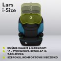 Fotelik samochodowy Lionelo Lars i-Size 100-150cm TURKUSOWY