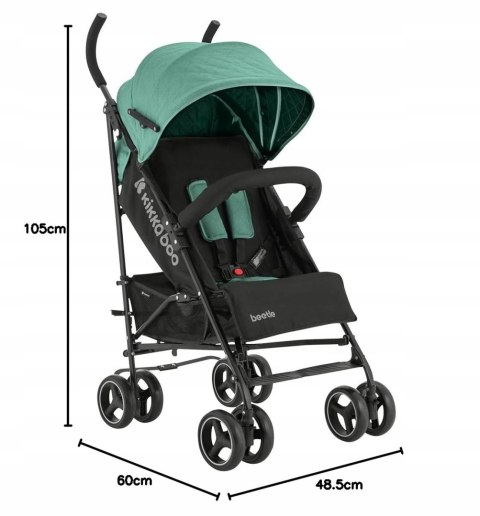 KikkaBoo BEETLE wózek dziecięcy, sportowy do 22 kg, składany, lekki,