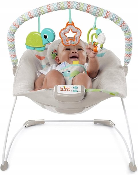 Leżaczek wibracyjny Bright Starts szary