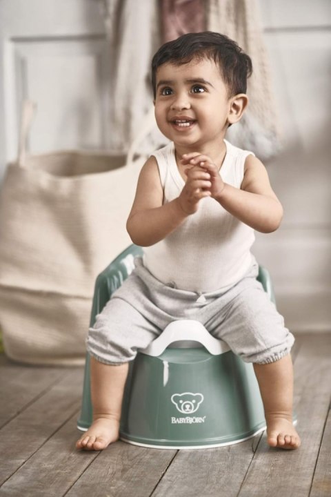 Nocnik BabyBjorn Blanc zielony