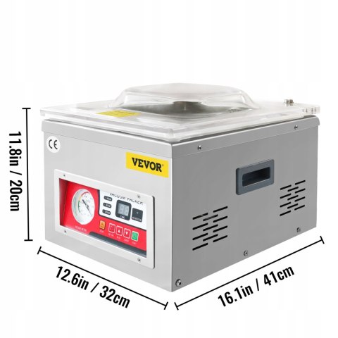 VEVOR Zgrzewarka Próżniowa DZ-260A do pakowania próżniowego do żywności